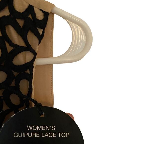 Neiman Marcus Lela Rose for Target NEW women's Guipure lace blouse silk blend XS - Picture 4 of 7